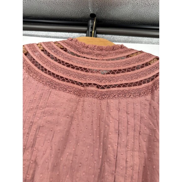 Show me your Mumu Women's Size Small Crochet Eyelet Dress costal boho  summer - Picture 4 of 13